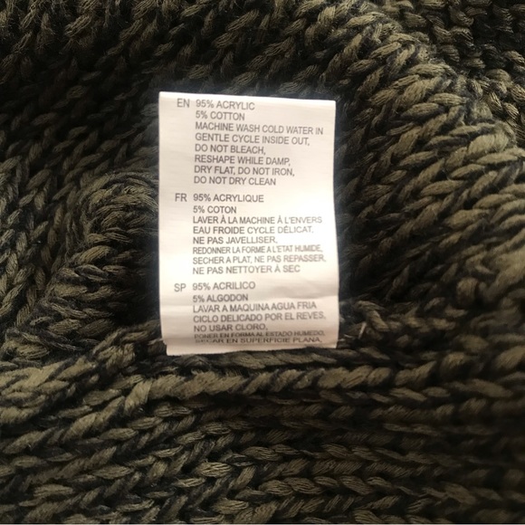 RDI Dark Army Twist with Elbow Patch Sweater S/P - Picture 9 of 11